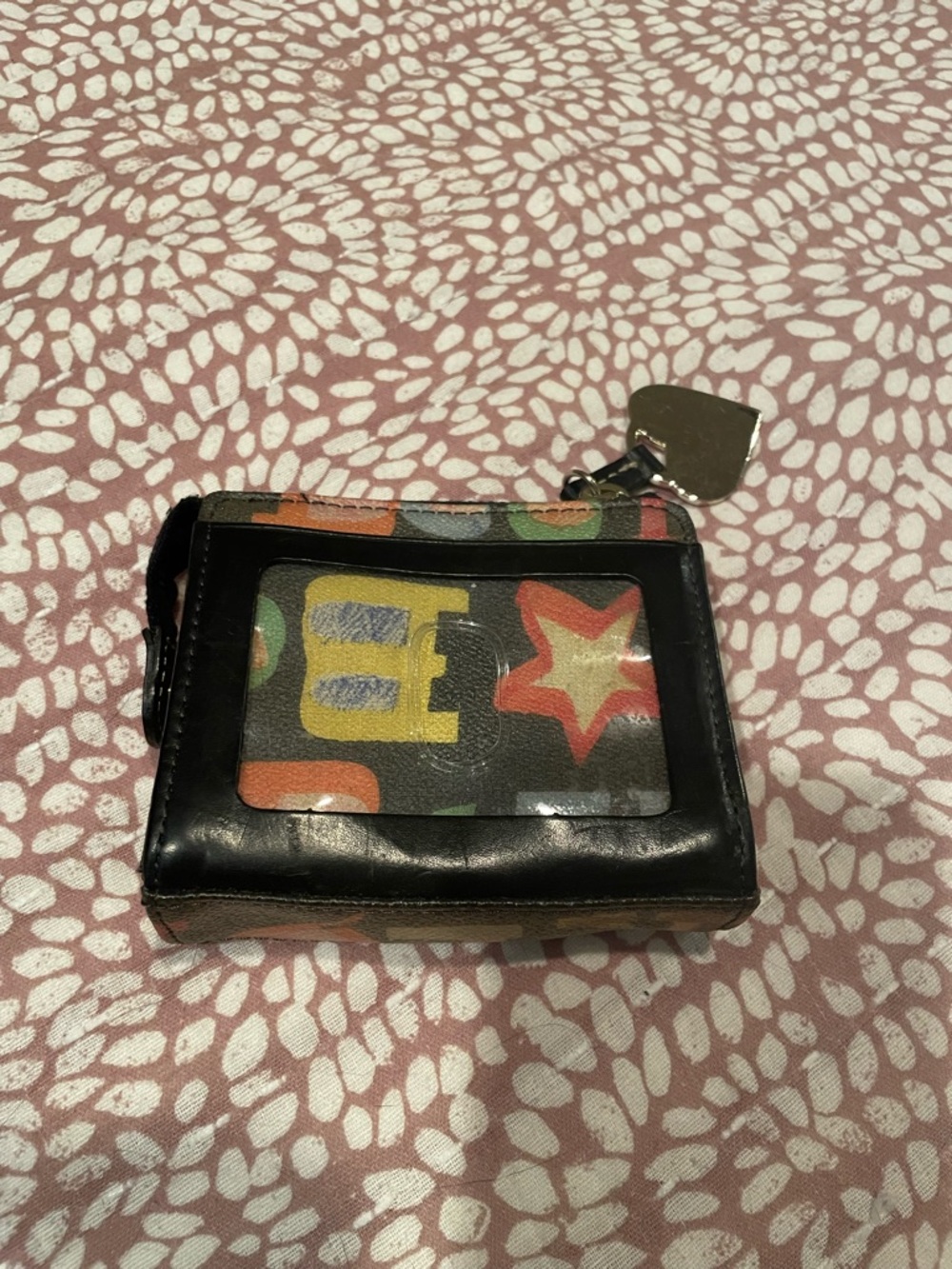 Vintage Dooney & Bourke Y2K Compact Zip Card Case Wallet - Picture 2 of 7